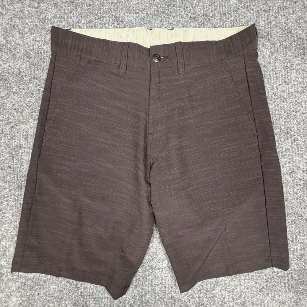 Burnside Mens Hybrid Shorts Black Heathered Stretch‎ Board Shorts BH9823 Size 32